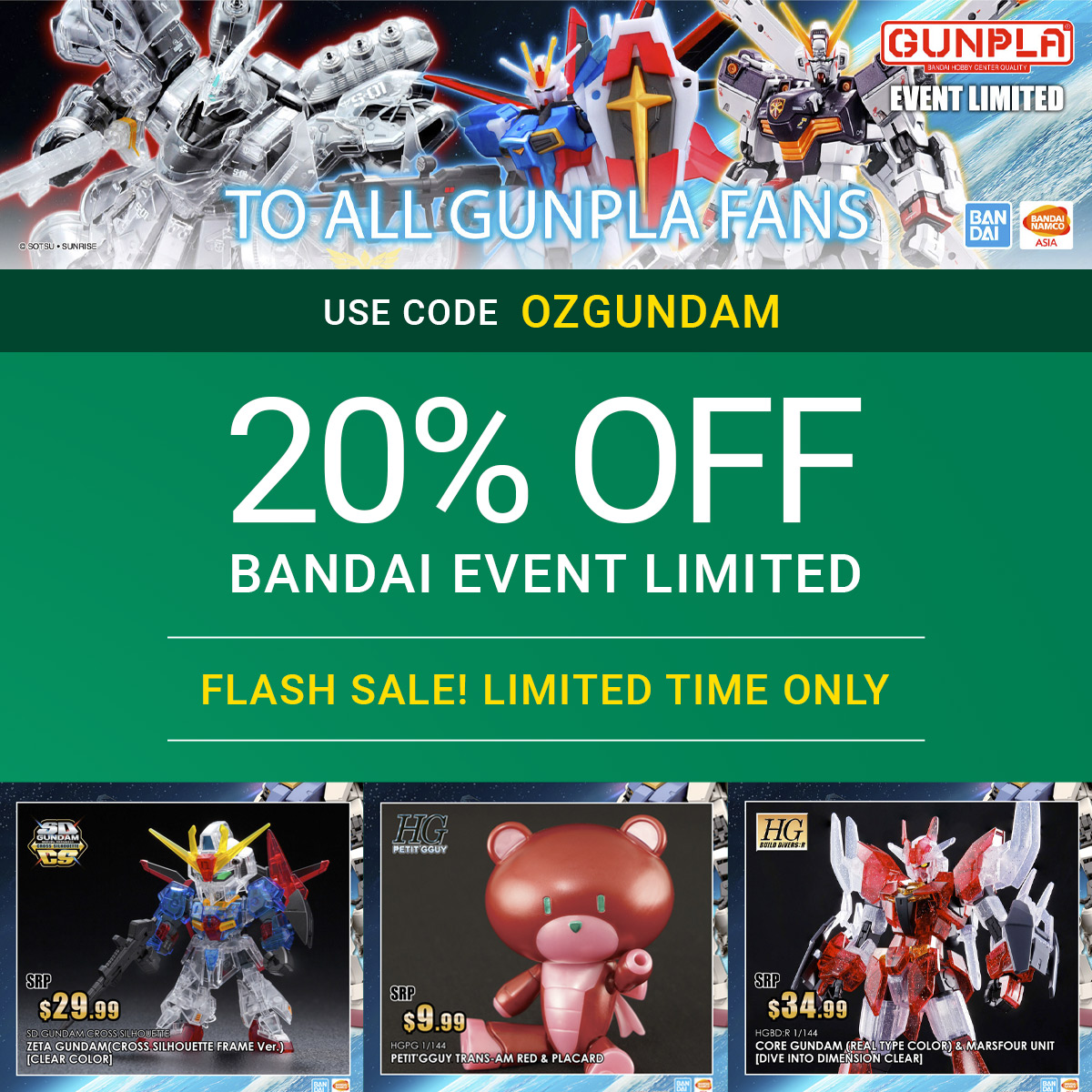 Bandai Event Limited Gundam Australia